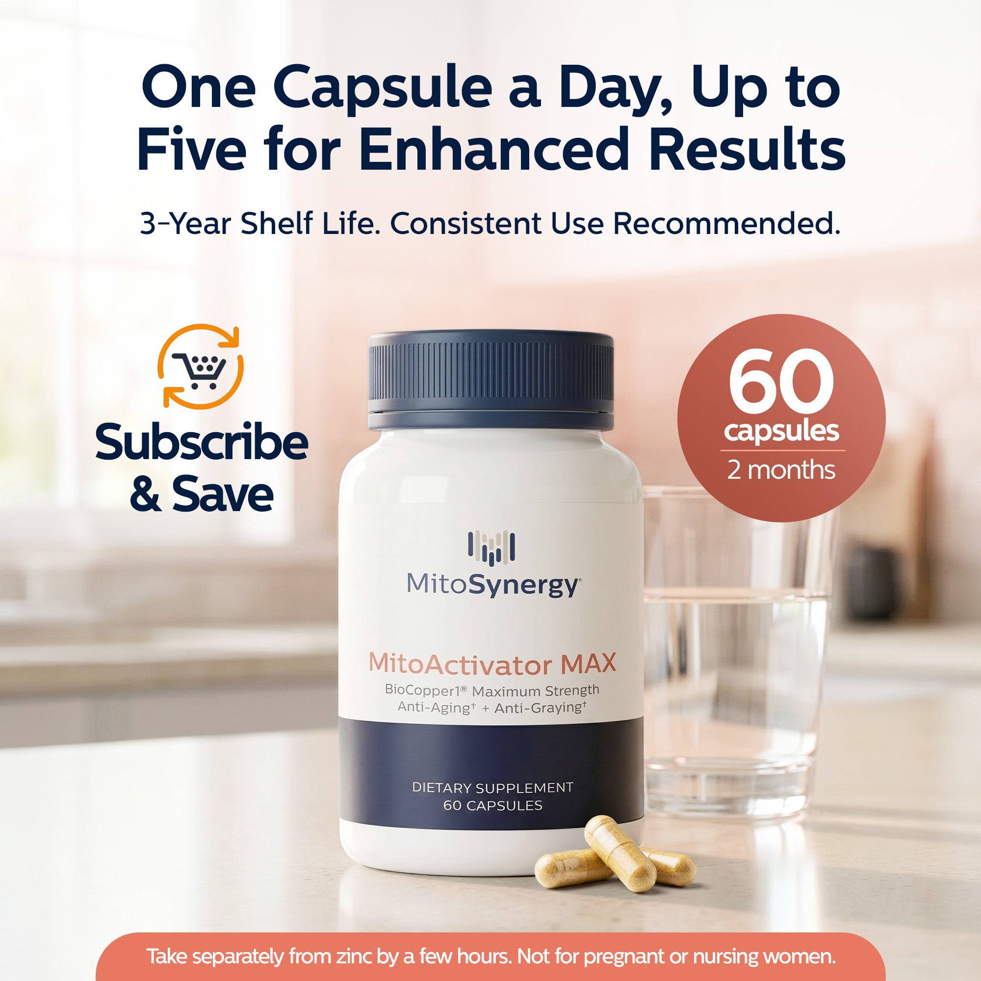 MitoActivator MAX | Max Strength BioCopper1 Supplement