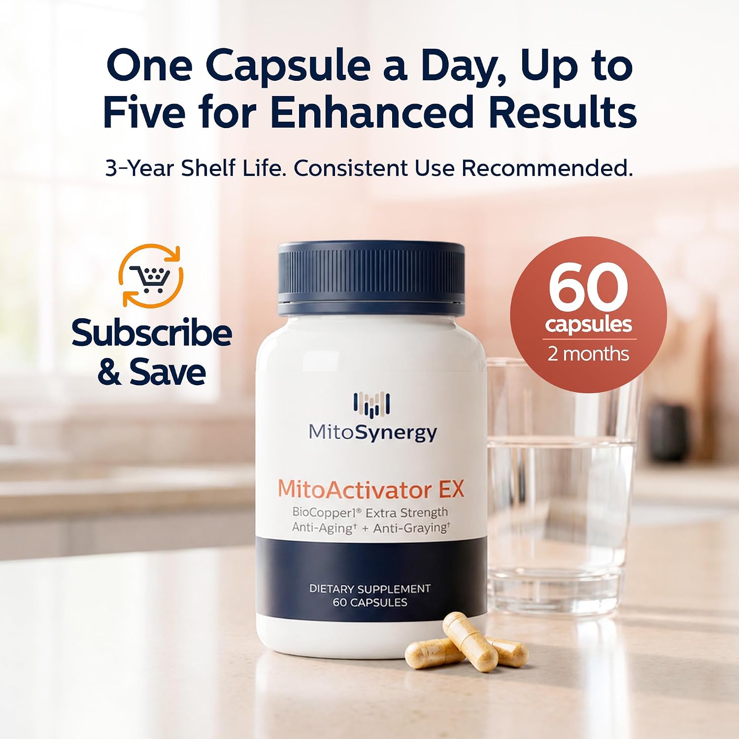 MitoActivator EX | Extra Strength BioCopper1 Supplement