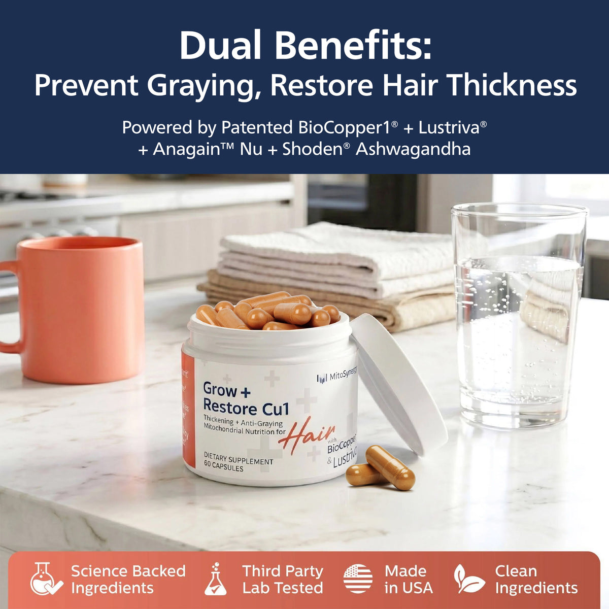 Dual benefits: grow stronger, restore naturally