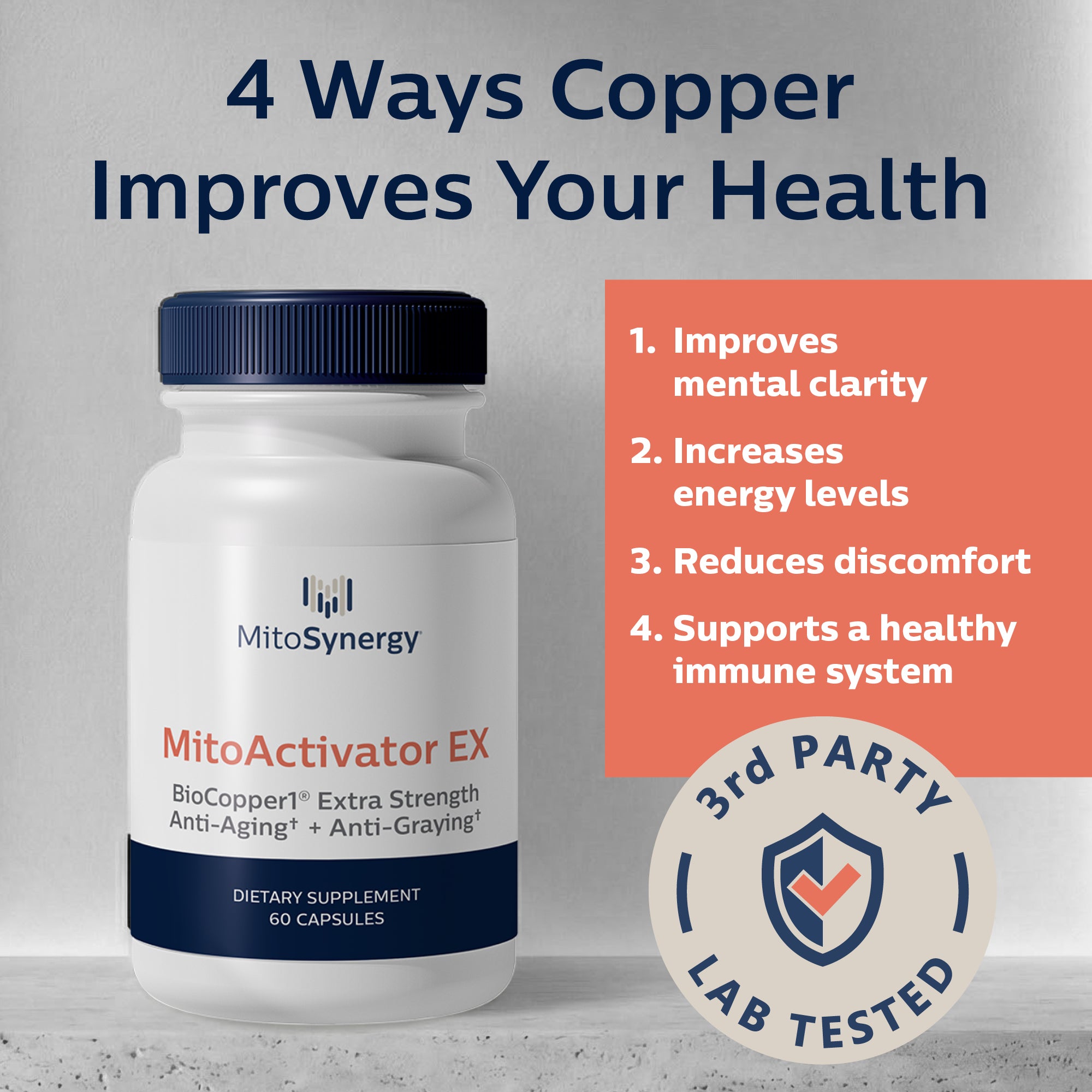 MitoActivator EX | Extra Strength Bicopper1 Supplement