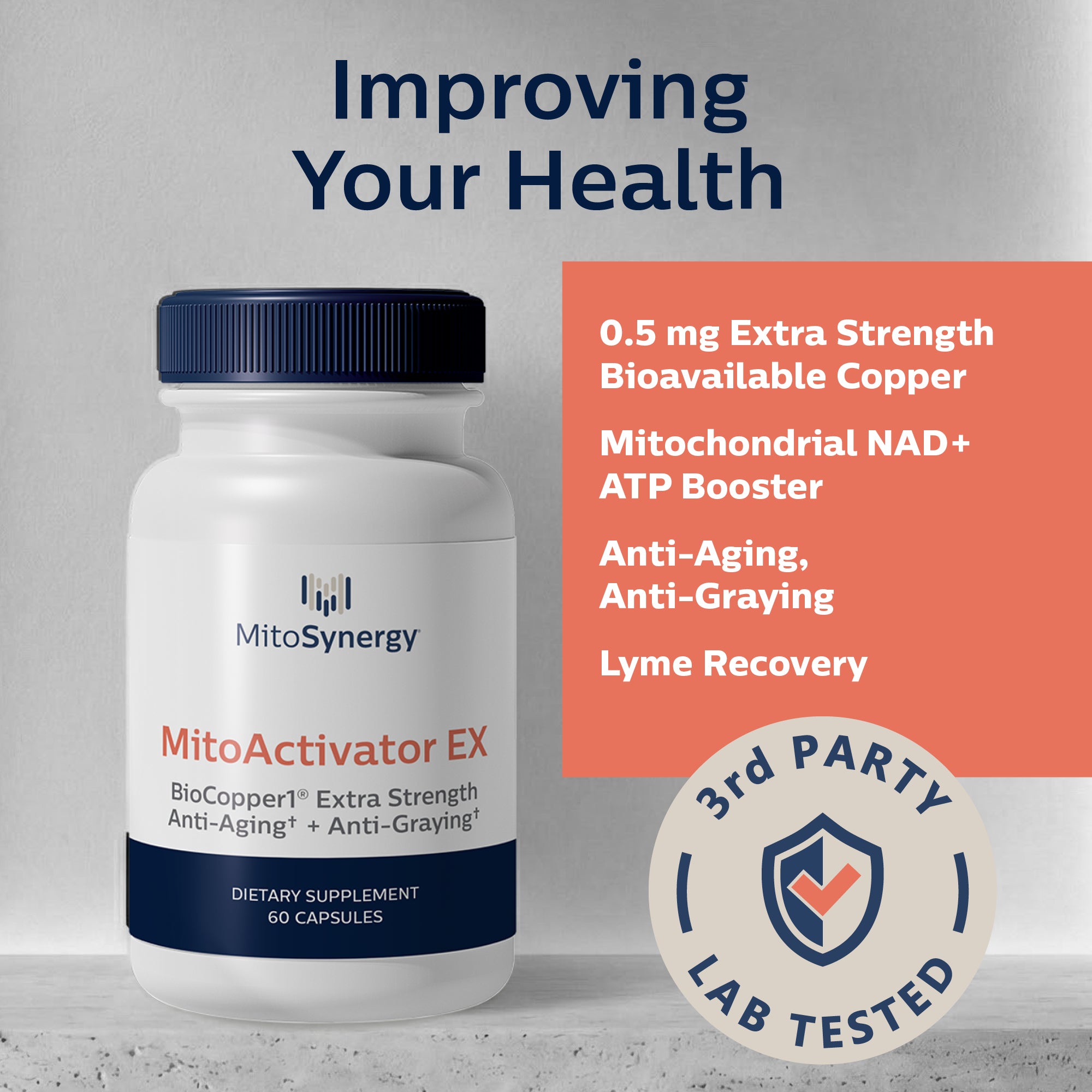 MitoActivator EX | Extra Strength Bicopper1 Supplement